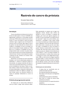 Rastreio do cancro da próstata - Associação Portuguesa de Urologia