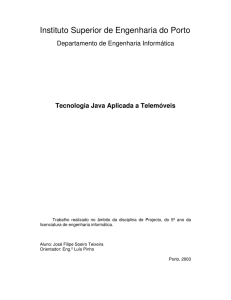 Java Aplicada aos Telemoveis - Dei-Isep