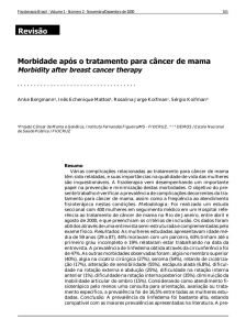 Revisão Morbidade após o tratamento para câncer de mama