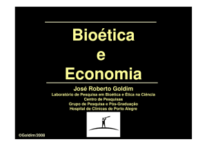 Bioética e Economia