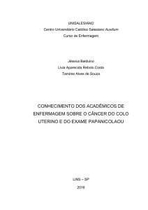 conhecimento dos acadêmicos de enfermagem