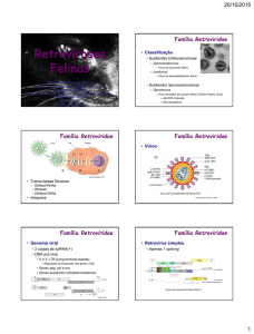 Retroviroses Felinas - Laboratório de Epidemiologia e Bioestatística