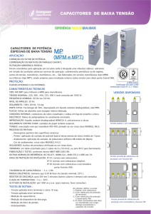 Capacitor de Potencia MPT