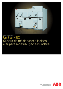 UniSec HBC Quadro de média tensão isolado a ar para a
