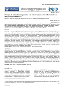 Dosagem de endoxifeno em pacientes com câncer de mama: novas