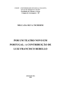 por um teatro novo em portugal: a contribuição de luiz