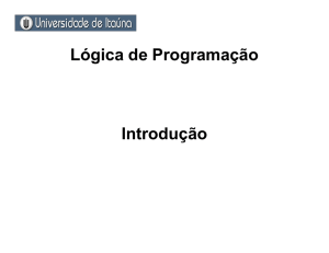 Lógica de Programação Introdução