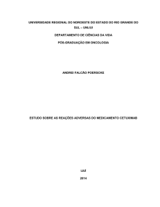 ESTUDO SOBRE AS MEDICAMENTO CETUXIMAB