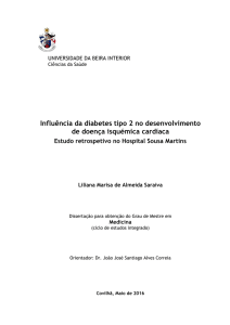 Influência da diabetes tipo 2 no desenvolvimento de doença