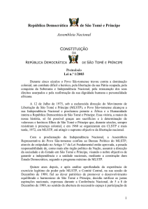 Constituição da República Democrática de São Tomé e