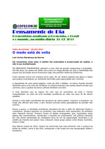 Pensamento Econômico - Conselho Federal de Economia