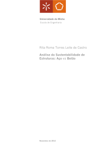 Rita Roma Torres Leite de Castro Análise da Sustentabilidade de