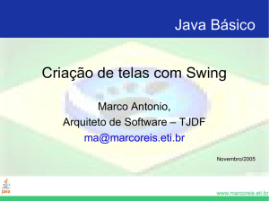 Java Básico Criação de telas com Swing