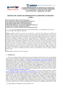 sistema de alerta de dispositivos luminosos avariados