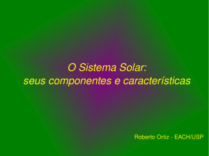 O Sistema Solar - EACh