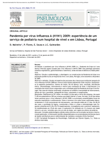 Pandemia por vírus influenza A (H1N1) 2009: experiência