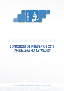 concurso de presépios 2016 - Junta de Freguesia da Estrela