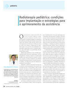 Radioterapia pediátrica: condições para implantação