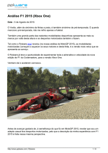 Análise F1 2015 (Xbox One)