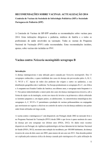 Recomendações SPP sobre vacinas - criança e família