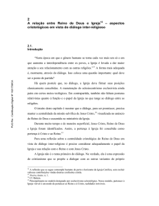 2 A relação entre Reino de Deus e Igreja - Maxwell - PUC-Rio