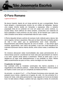 O Foro Romano - São Josemaria Escrivá