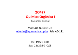 QO427 Química Orgânica I - GGTE