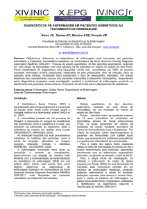 diagnósticos de enfermagem em pacientes