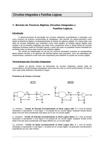 Circuitos Integrados e Famílias Lógicas