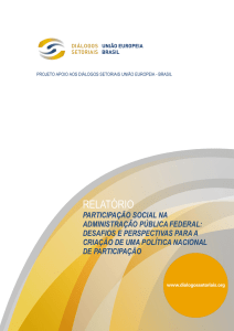 Relatório Participação social na Administração Pública Federal
