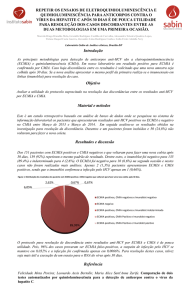 Repetir os Ensaios de Eletroquimioluminescência e