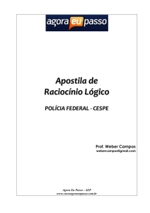 Apostila de Raciocínio Lógico