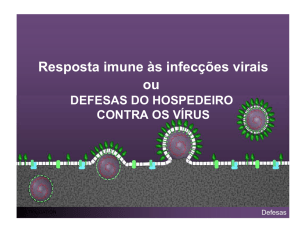 Resposta imune às infecções virais ou