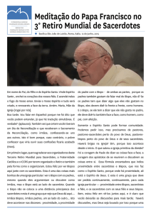 Meditação do Papa Francisco no 3° Retiro Mundial de