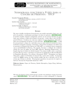 Nomograma com Lógica Fuzzy para o Câncer de Próstata