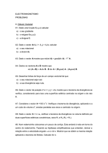 ELECTROMAGNETISMO PROBLEMAS A. Cálculo Vectorial A1