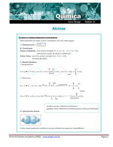 Adição em Alcinos - Portal de Estudos em Química