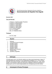 Gerenciamento da Hepatite Viral Aguda