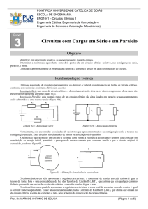 Circuitos com Cargas em Série e em Paralelo