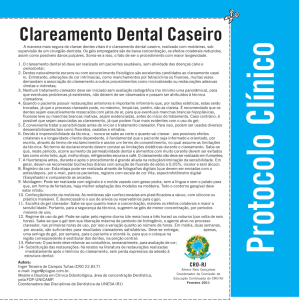 Fevereiro Clareamento Dental Caseiro - CRO-RJ