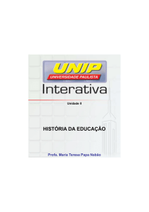 história da educação