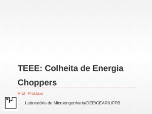 TEEE: Colheita de Energia Choppers - LES-UFPB