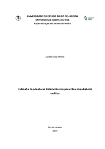O desafio da adesão ao tratamento nos pacientes com diabetes