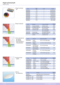 Papel universal pH