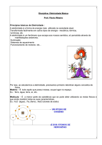 Disciplina: Eletricidade Básica Prof. Flávio Ribeiro Princípios