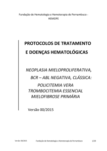 Protocolo Neoplasia Mieloproliferativa