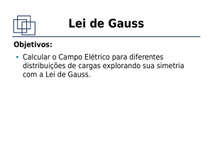 Lei de Gauss - Simetrias