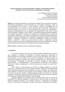 O desenvolvimento de mercados alimentares orgânicos