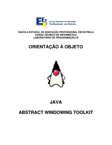 orientação à objeto java abstract windowing toolkit