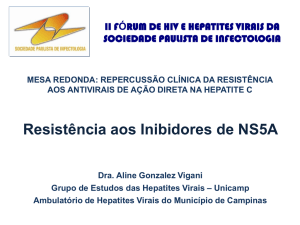Resistencia aos i ns5a - Sociedade Paulista de Infectologia